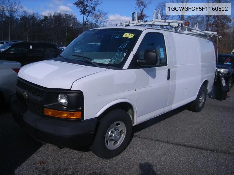 2015 Chevrolet Express 2500 Work Van VIN: 1GCWGFCF5F1160502 Lot: 40886201