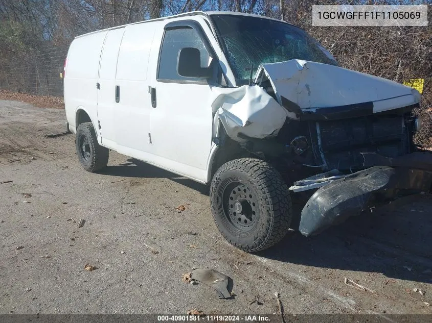 2015 Chevrolet Express 2500 Work Van VIN: 1GCWGFFF1F1105069 Lot: 40901581