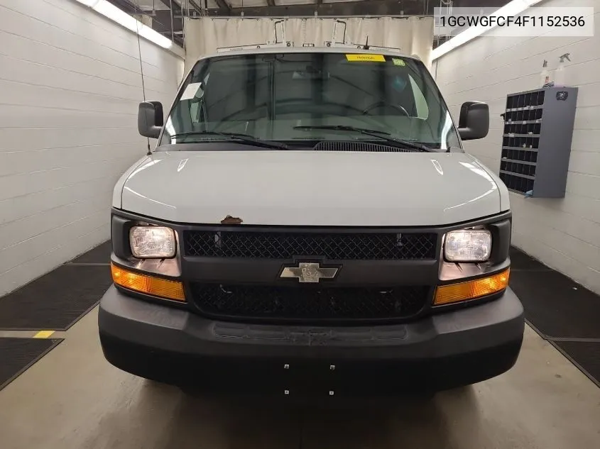 2015 Chevrolet Express 2500 Work Van VIN: 1GCWGFCF4F1152536 Lot: 40927347