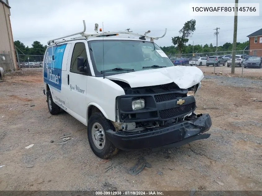 1GCWGAFF8G1145766 2016 Chevrolet Express 2500 Work Van