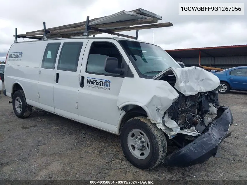 2016 Chevrolet Express 2500 Work Van VIN: 1GCWGBFF9G1267056 Lot: 40358654