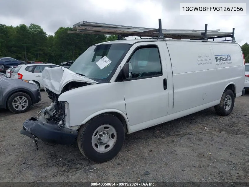 1GCWGBFF9G1267056 2016 Chevrolet Express 2500 Work Van