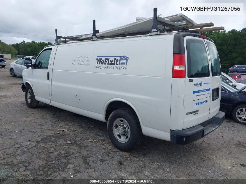 1GCWGBFF9G1267056 2016 Chevrolet Express 2500 Work Van