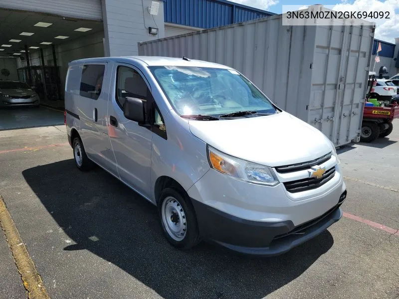 2016 Chevrolet City Express 1Lt VIN: 3N63M0ZN2GK694092 Lot: 40364751