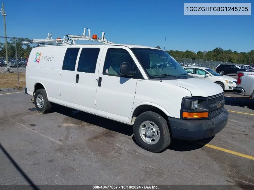 2016 Chevrolet Express 3500 Work Van VIN: 1GCZGHFG8G1245705 Lot: 40477857