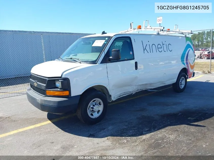 2016 Chevrolet Express 3500 Work Van VIN: 1GCZGHFG8G1245705 Lot: 40477857