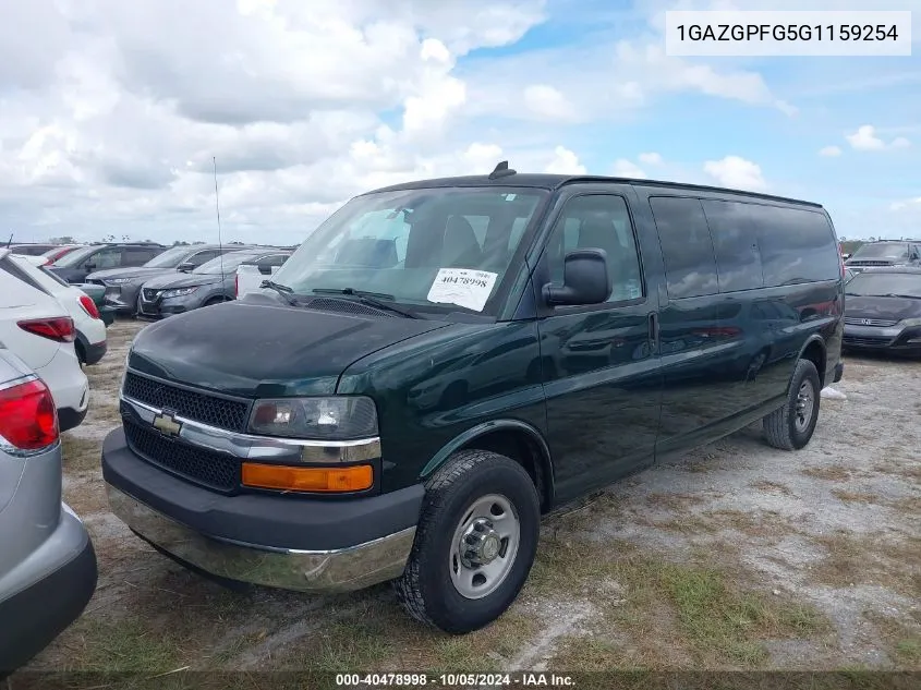 2016 Chevrolet Express G3500 Lt VIN: 1GAZGPFG5G1159254 Lot: 40478998