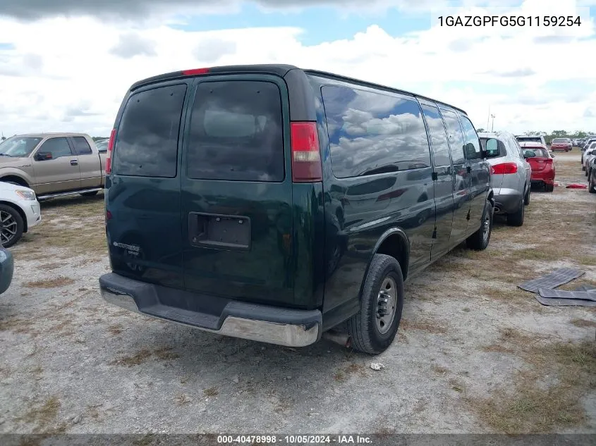 2016 Chevrolet Express G3500 Lt VIN: 1GAZGPFG5G1159254 Lot: 40478998