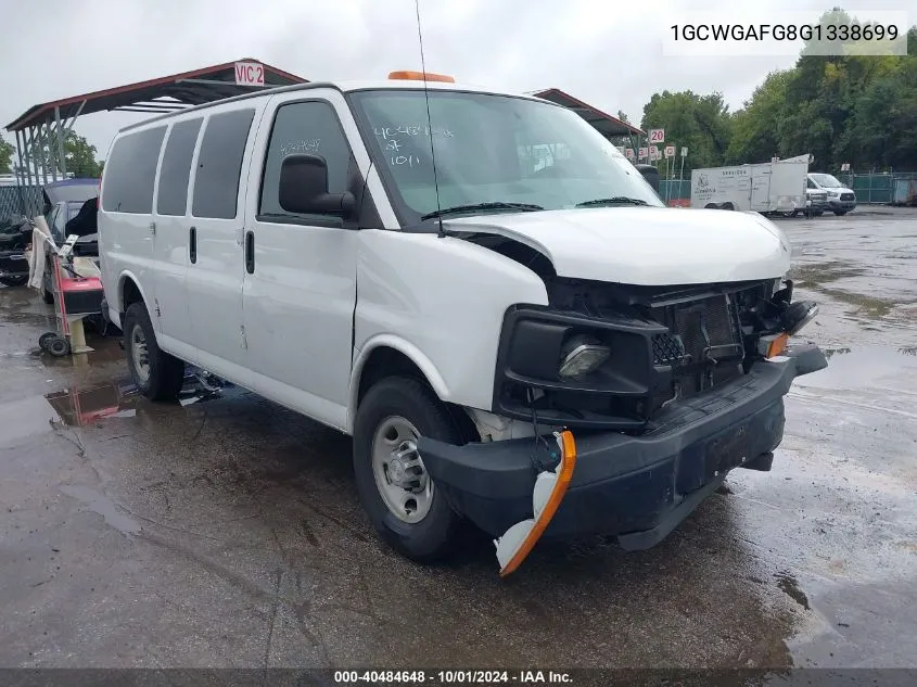 2016 Chevrolet Express 2500 Work Van VIN: 1GCWGAFG8G1338699 Lot: 40484648