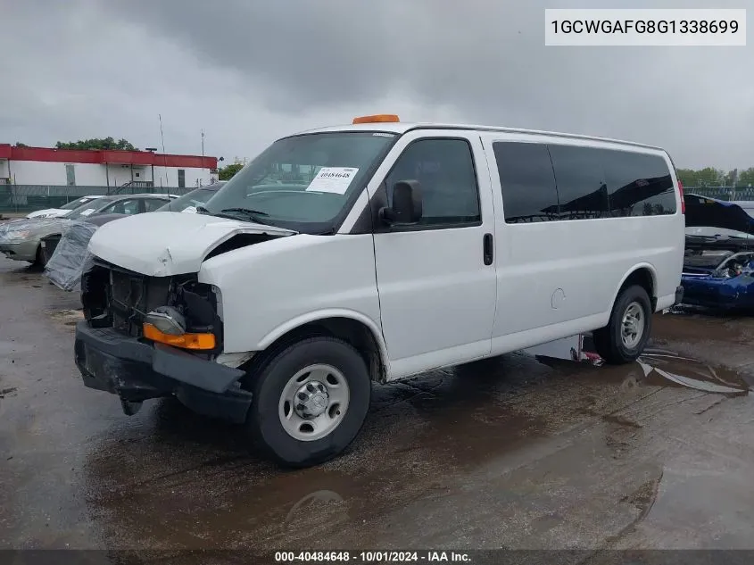 1GCWGAFG8G1338699 2016 Chevrolet Express 2500 Work Van