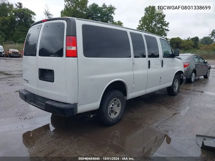 1GCWGAFG8G1338699 2016 Chevrolet Express 2500 Work Van