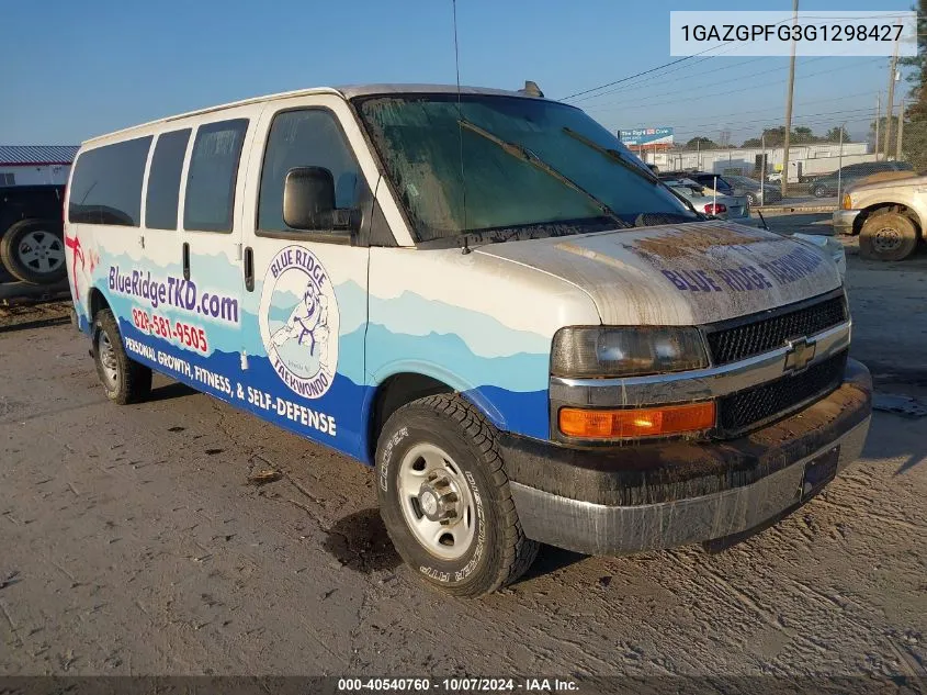 2016 Chevrolet Express 3500 Lt VIN: 1GAZGPFG3G1298427 Lot: 40540760