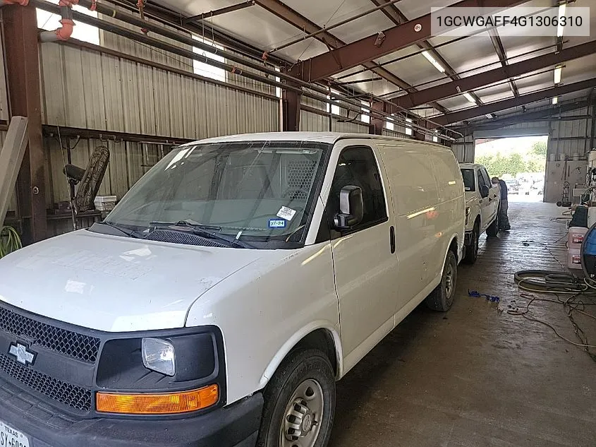 2016 Chevrolet Express G2500 VIN: 1GCWGAFF4G1306310 Lot: 40568907