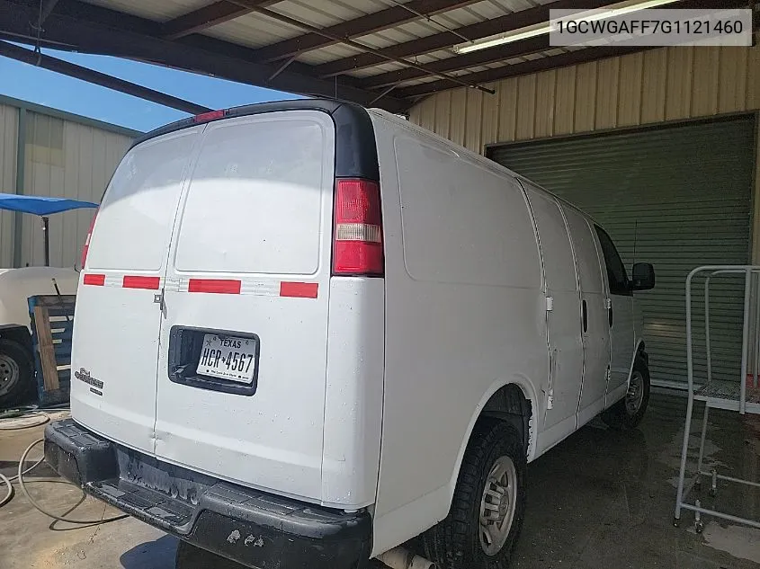 2016 Chevrolet Express 2500 Work Van VIN: 1GCWGAFF7G1121460 Lot: 40578180