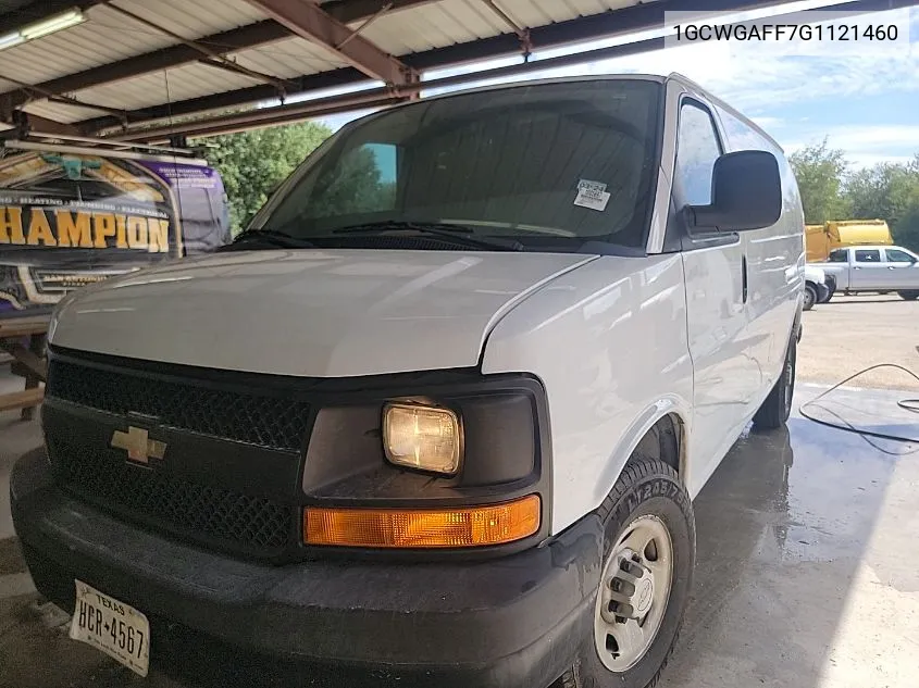 1GCWGAFF7G1121460 2016 Chevrolet Express 2500 Work Van