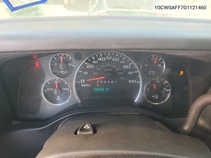 1GCWGAFF7G1121460 2016 Chevrolet Express 2500 Work Van