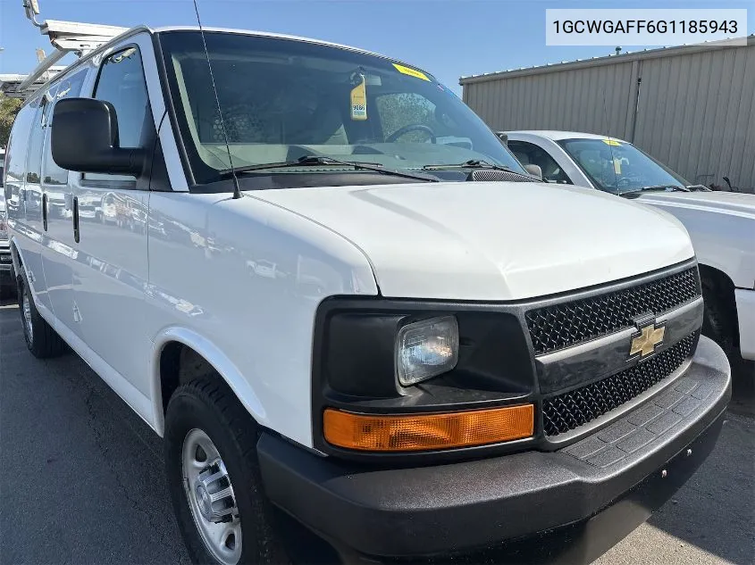 2016 Chevrolet Express G2500 VIN: 1GCWGAFF6G1185943 Lot: 40592334