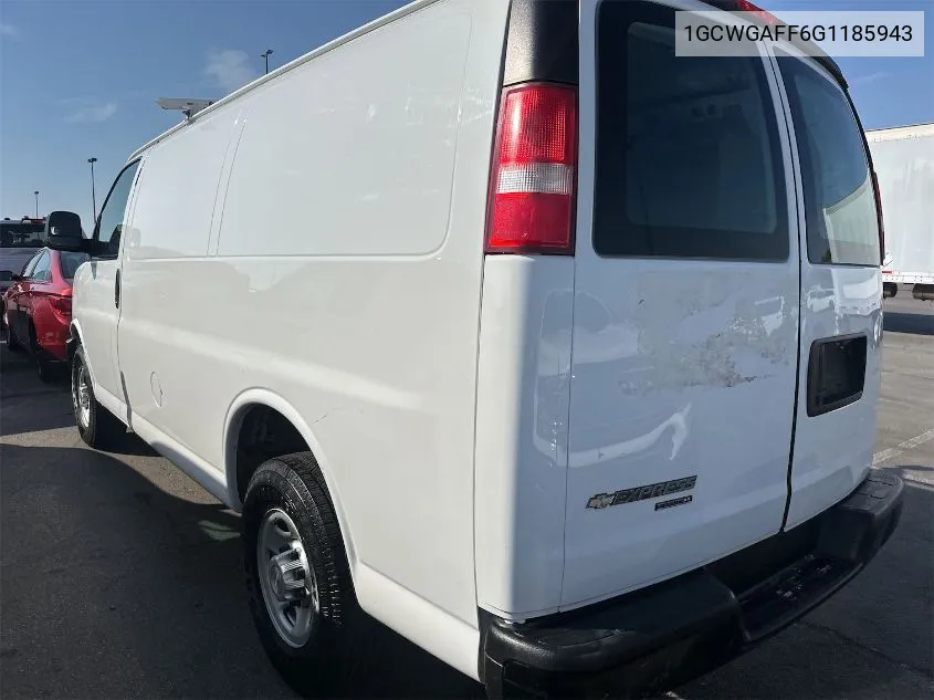 1GCWGAFF6G1185943 2016 Chevrolet Express G2500