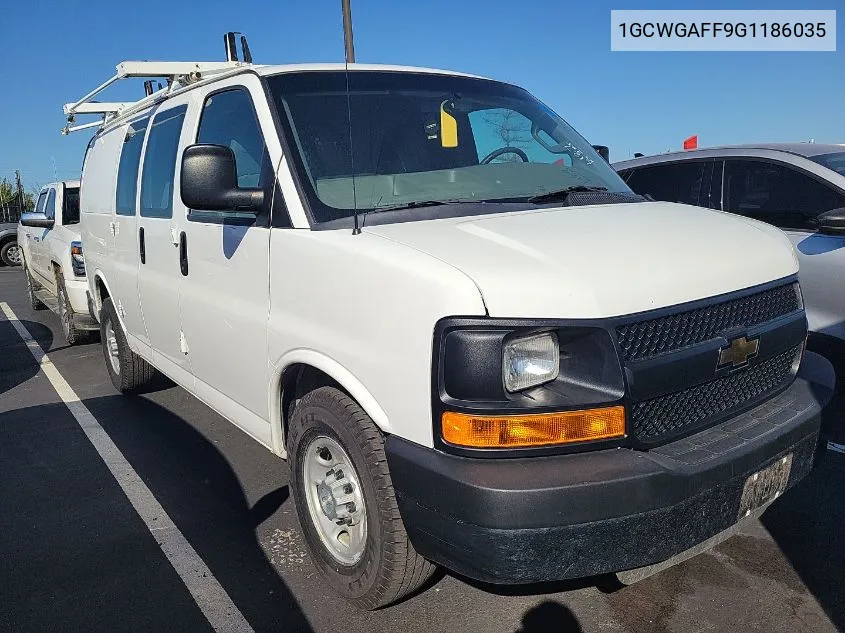 2016 Chevrolet Express G2500 VIN: 1GCWGAFF9G1186035 Lot: 40592378