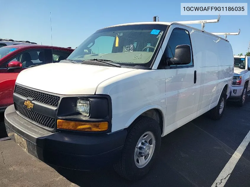 2016 Chevrolet Express G2500 VIN: 1GCWGAFF9G1186035 Lot: 40592378