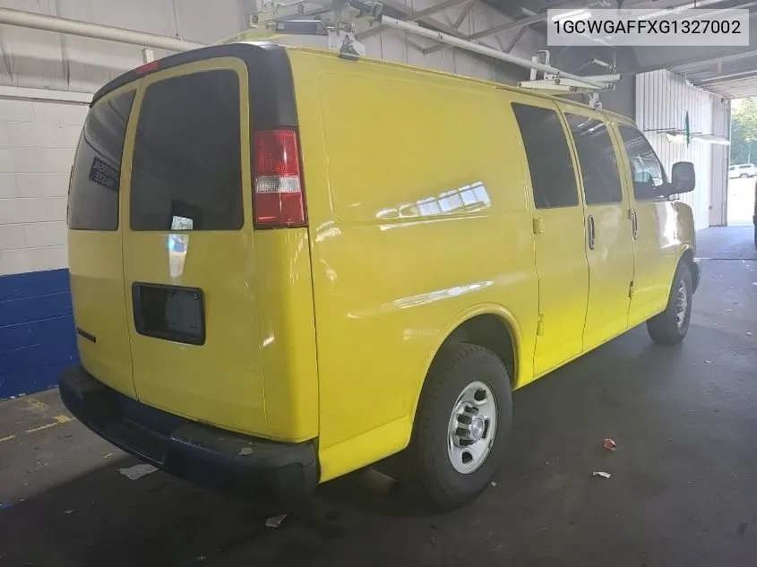 1GCWGAFFXG1327002 2016 Chevrolet Express 2500 Work Van