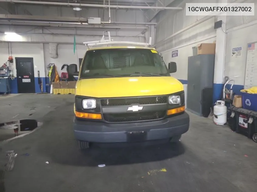 1GCWGAFFXG1327002 2016 Chevrolet Express 2500 Work Van