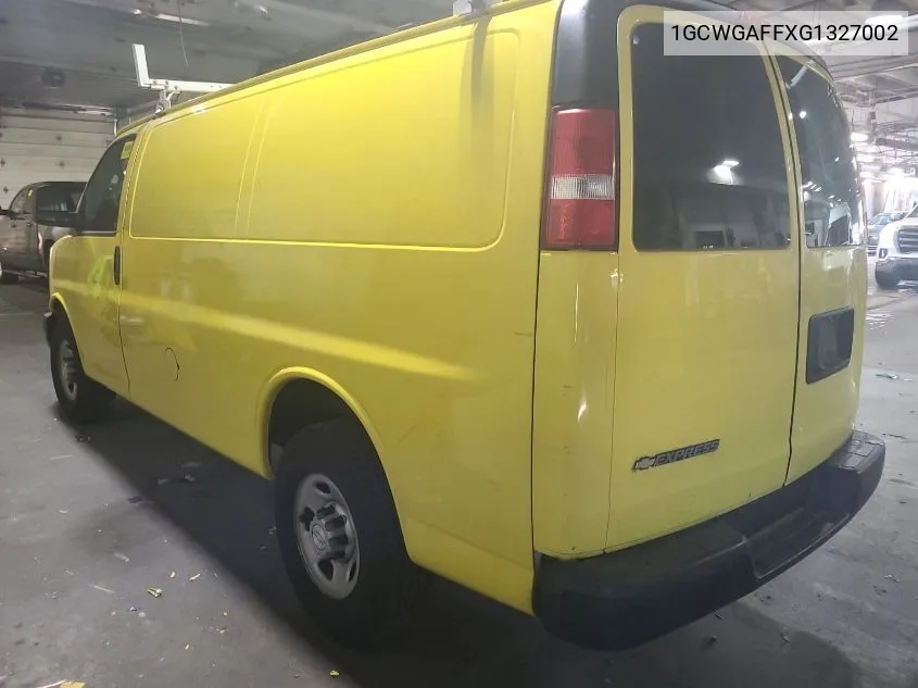 1GCWGAFFXG1327002 2016 Chevrolet Express 2500 Work Van