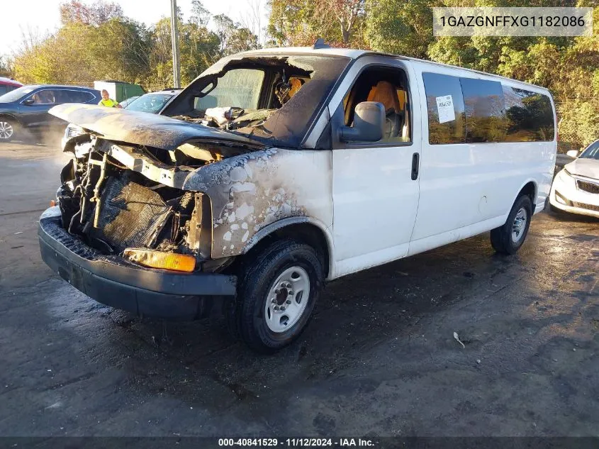 2016 Chevrolet Express 3500 Ls VIN: 1GAZGNFFXG1182086 Lot: 40841529