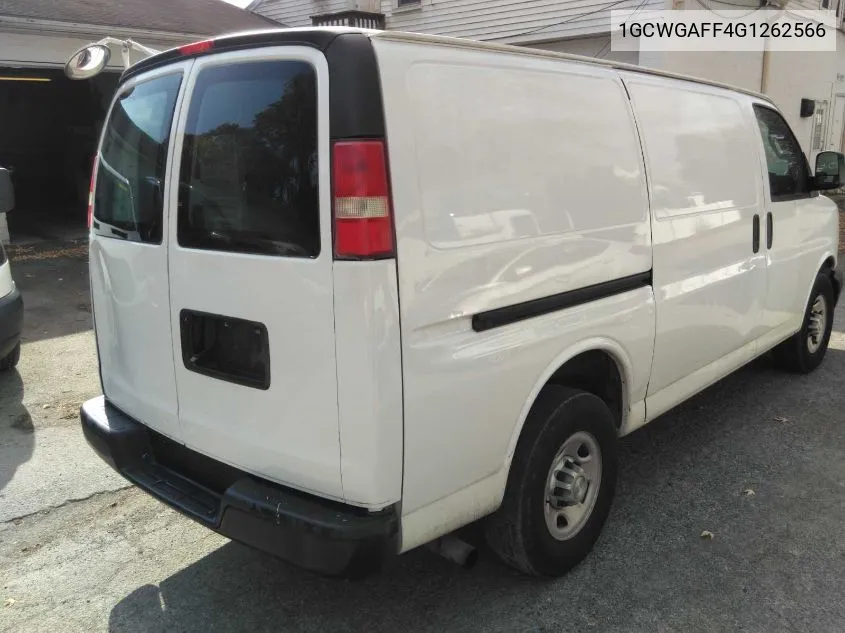 2016 Chevrolet Express G2500 VIN: 1GCWGAFF4G1262566 Lot: 40851088