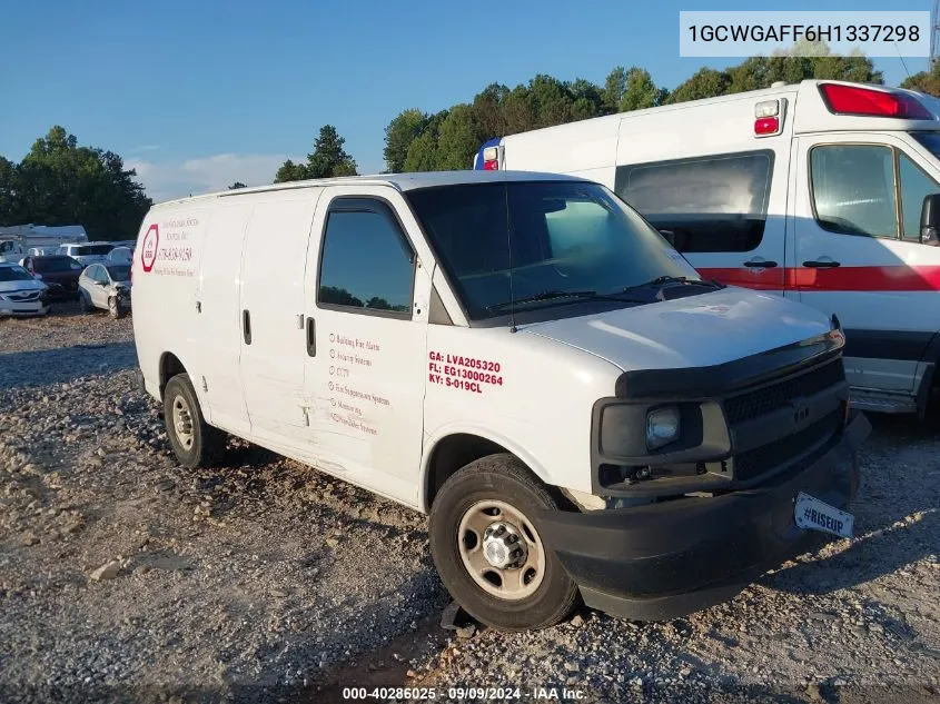 2017 Chevrolet Express 2500 Work Van VIN: 1GCWGAFF6H1337298 Lot: 40286025