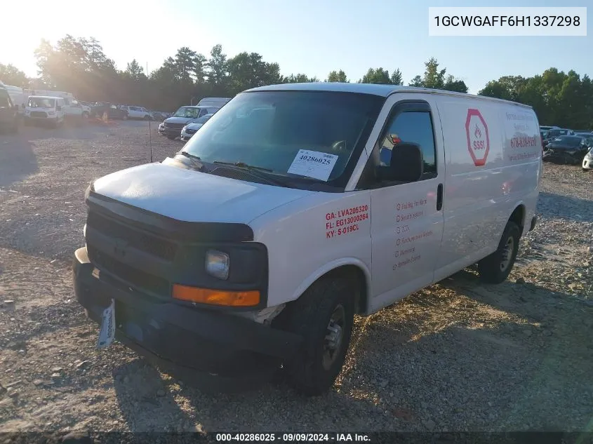 1GCWGAFF6H1337298 2017 Chevrolet Express 2500 Work Van