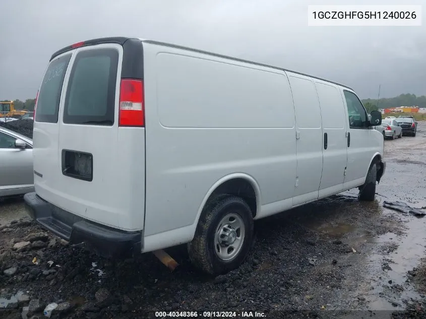 1GCZGHFG5H1240026 2017 Chevrolet Express G3500