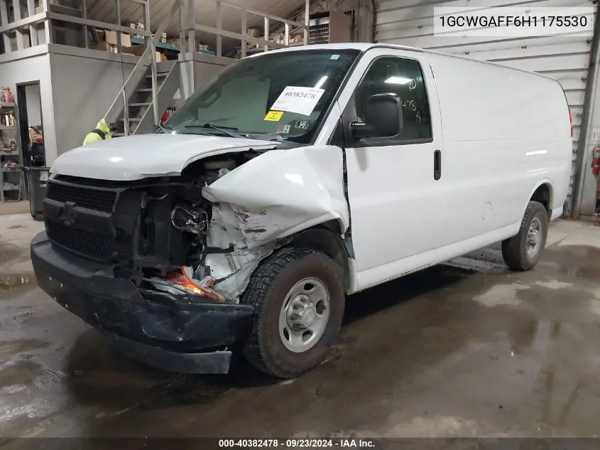 1GCWGAFF6H1175530 2017 Chevrolet Express 2500 Work Van