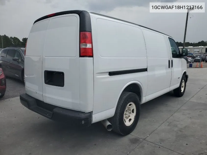 1GCWGAF18H1217166 2017 Chevrolet Express G2500