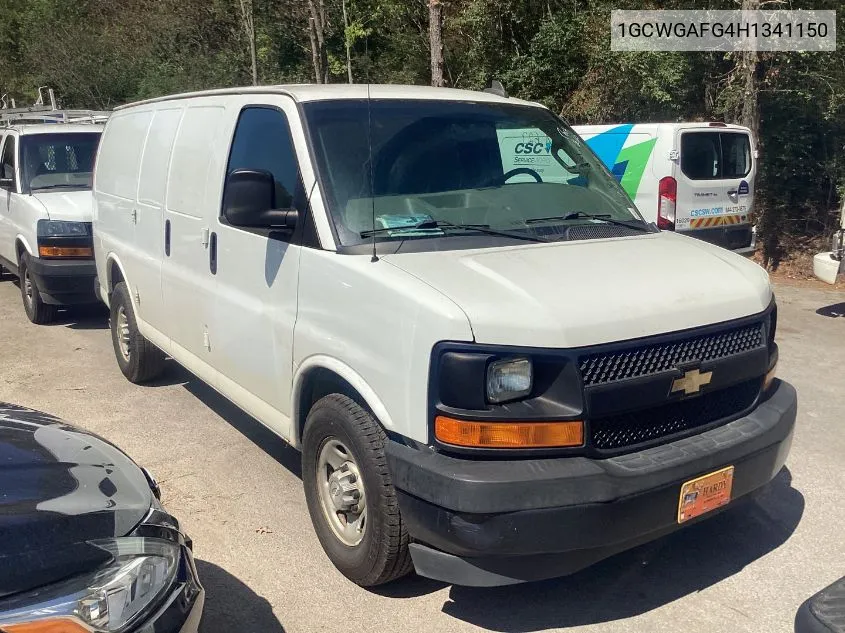 2017 Chevrolet Express 2500 Work Van VIN: 1GCWGAFG4H1341150 Lot: 40460171