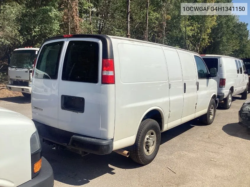 2017 Chevrolet Express 2500 Work Van VIN: 1GCWGAFG4H1341150 Lot: 40460171