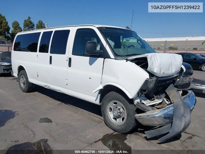 2017 Chevrolet Express 3500 Lt VIN: 1GAZGPFF5H1239422 Lot: 40462700