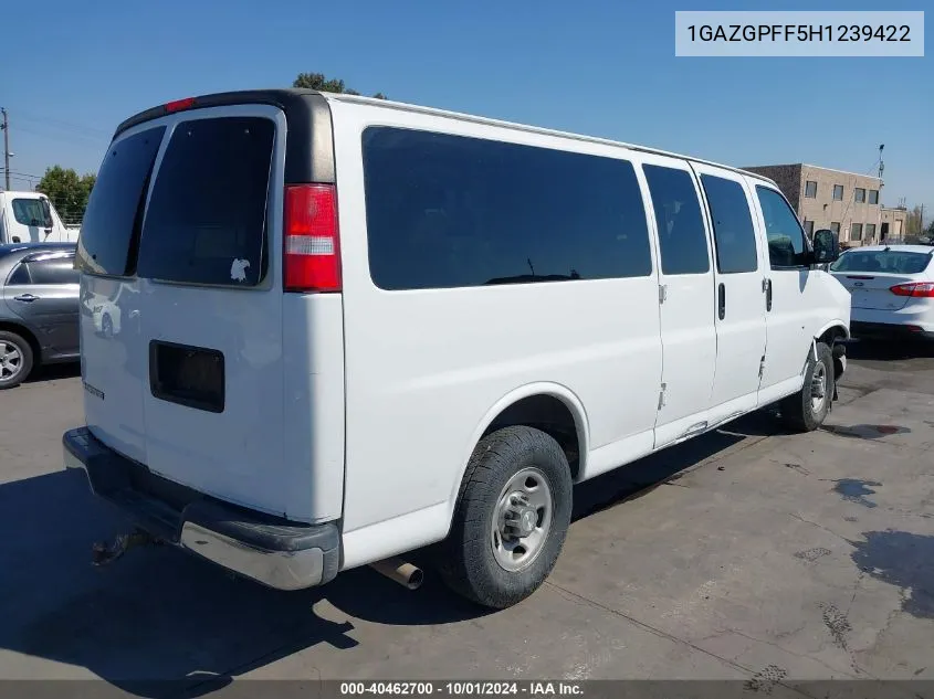 2017 Chevrolet Express 3500 Lt VIN: 1GAZGPFF5H1239422 Lot: 40462700