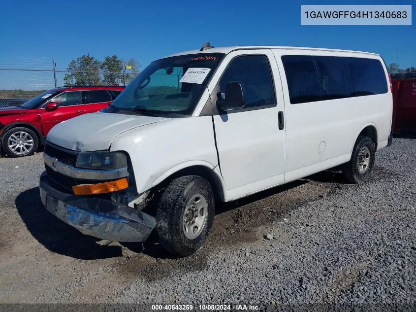 2017 Chevrolet Express 2500 Lt VIN: 1GAWGFFG4H1340683 Lot: 40543259