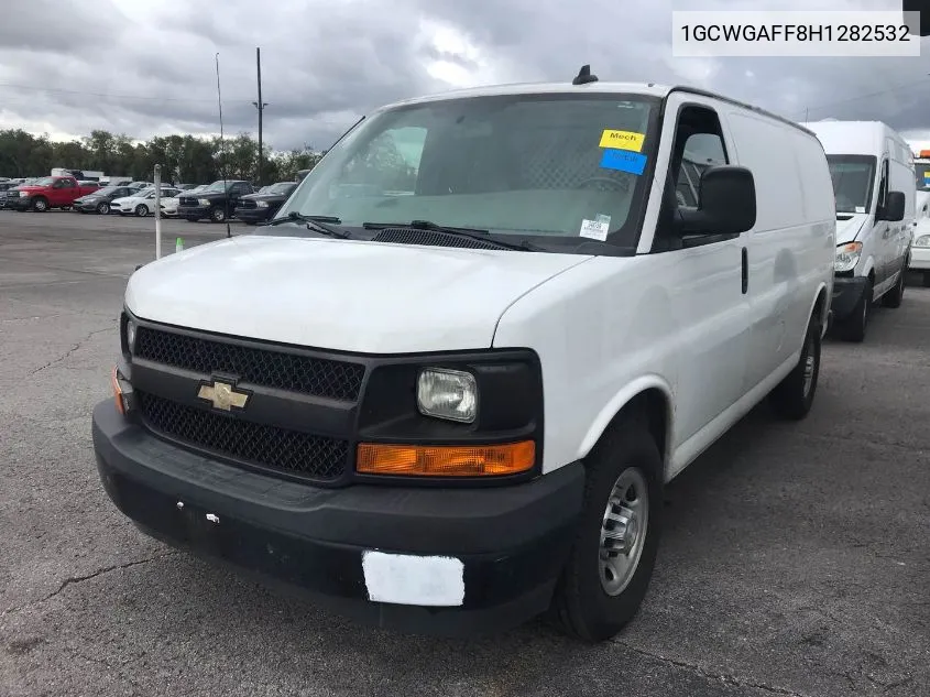 2017 Chevrolet Express 2500 Work Van VIN: 1GCWGAFF8H1282532 Lot: 40550030