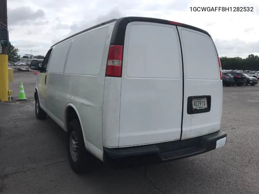 1GCWGAFF8H1282532 2017 Chevrolet Express 2500 Work Van