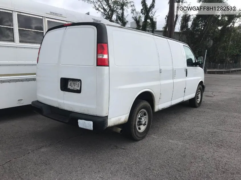 2017 Chevrolet Express 2500 Work Van VIN: 1GCWGAFF8H1282532 Lot: 40550030