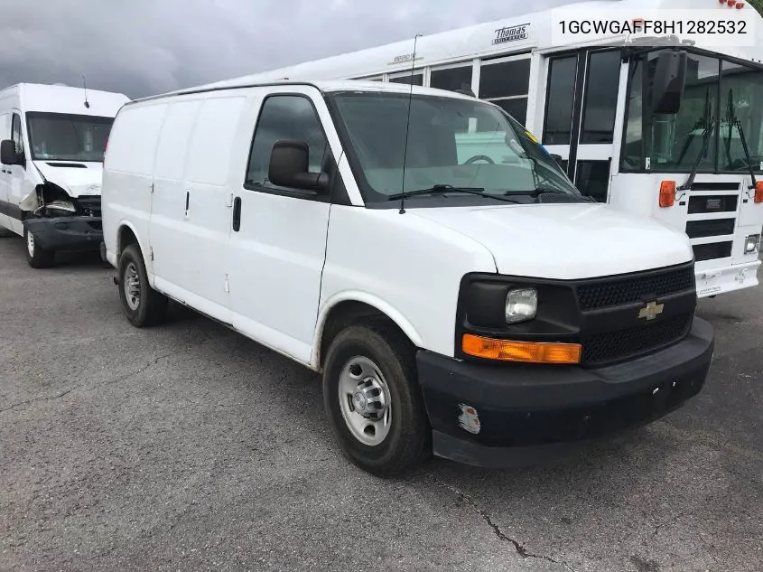 2017 Chevrolet Express 2500 Work Van VIN: 1GCWGAFF8H1282532 Lot: 40550030