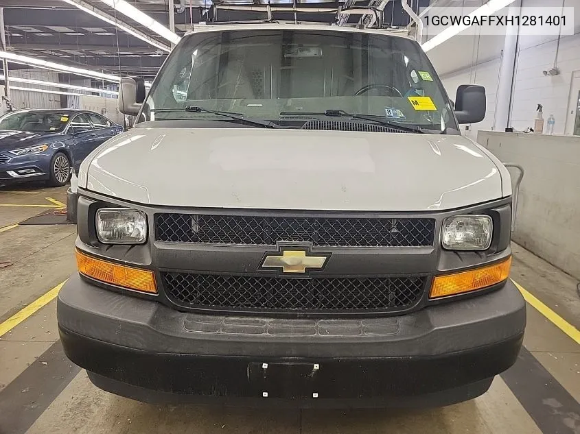 1GCWGAFFXH1281401 2017 Chevrolet Express 2500 Work Van