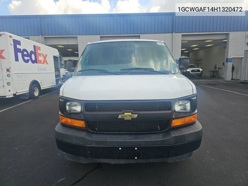 2017 Chevrolet Express 2500 Work Van VIN: 1GCWGAF14H1320472 Lot: 40589037