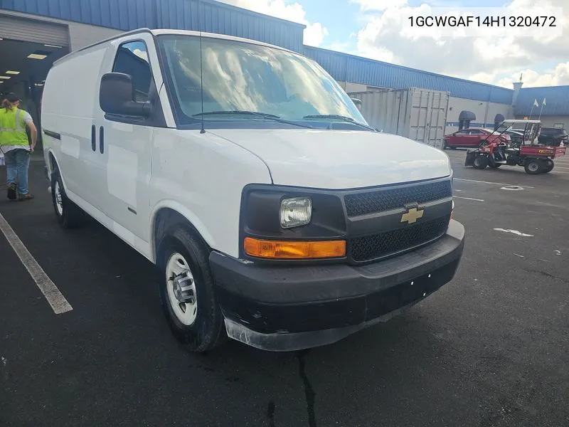 2017 Chevrolet Express 2500 Work Van VIN: 1GCWGAF14H1320472 Lot: 40589037