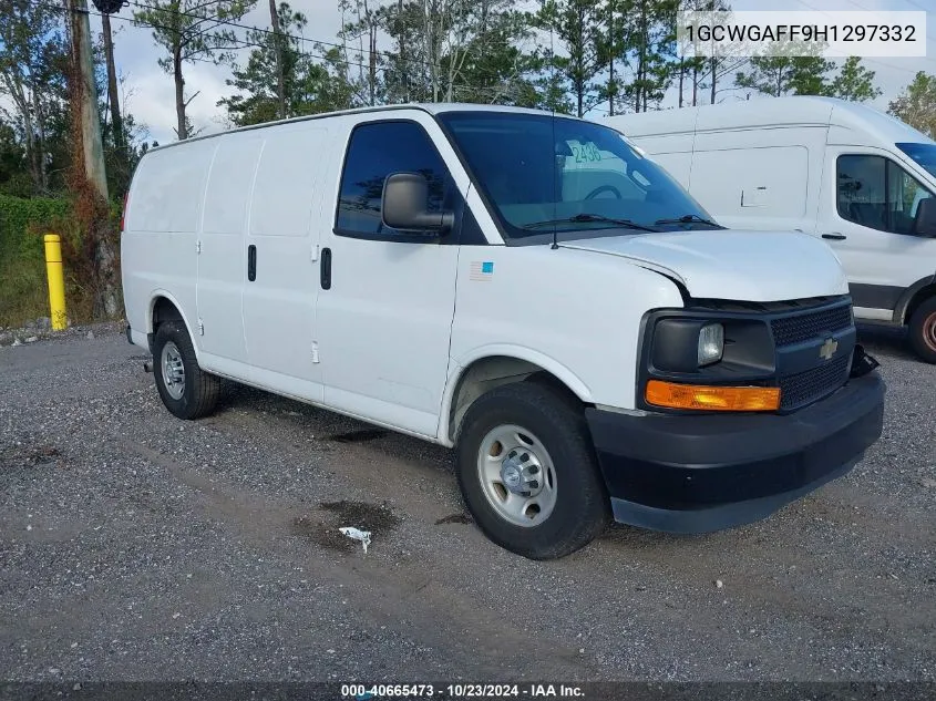 2017 Chevrolet Express 2500 Work Van VIN: 1GCWGAFF9H1297332 Lot: 40665473