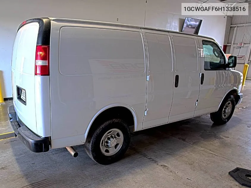 2017 Chevrolet Express 2500 Work Van VIN: 1GCWGAFF6H1338516 Lot: 40667321