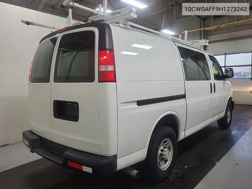 2017 Chevrolet Express 2500 Work Van VIN: 1GCWGAFF9H1273242 Lot: 40697144