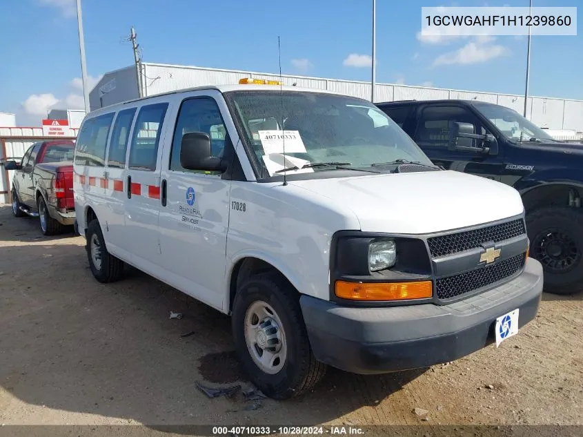 2017 Chevrolet Express G2500 VIN: 1GCWGAHF1H1239860 Lot: 40710333